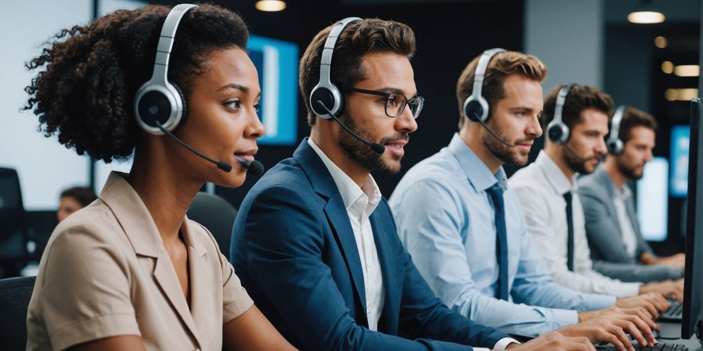 Call center agents using AI tools
