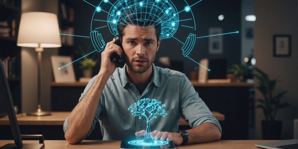 Customer getting AI help on a call