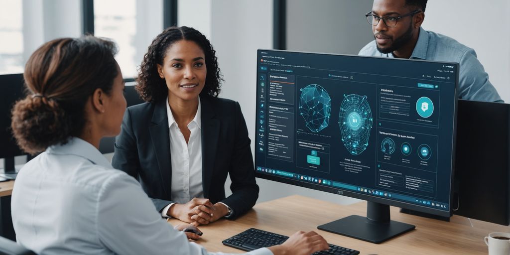 Team discussing AI customer service automation