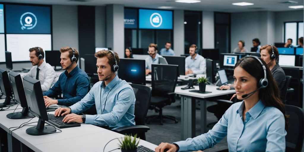 AI systems assisting call center operators