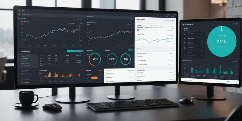 AI analyzing VIP customer interactions with data visualization.