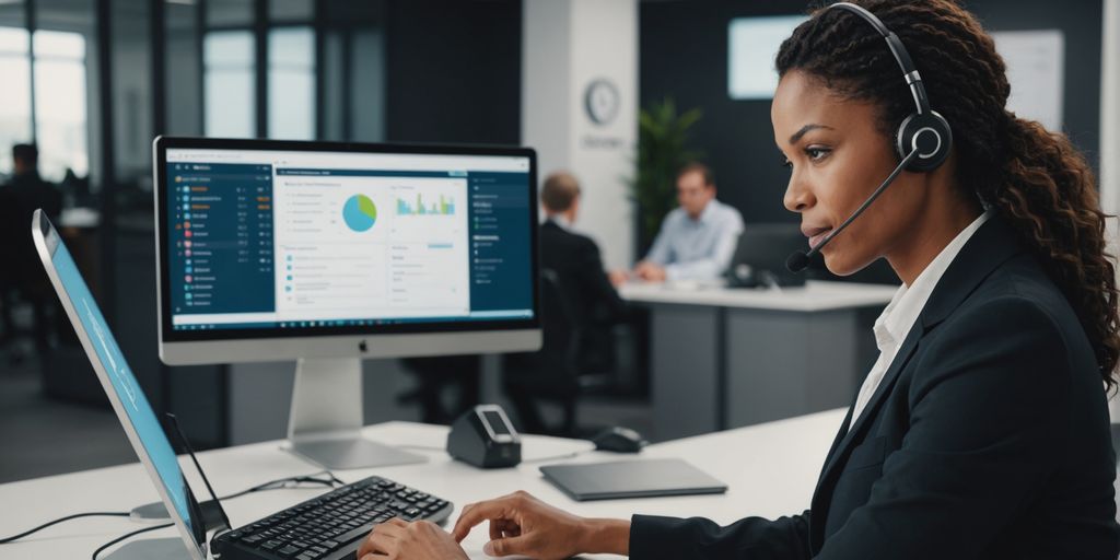 Customer service with AI phone management