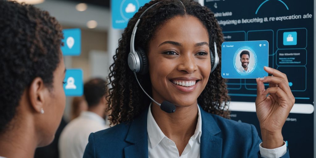 AI-enhanced customer service interaction
