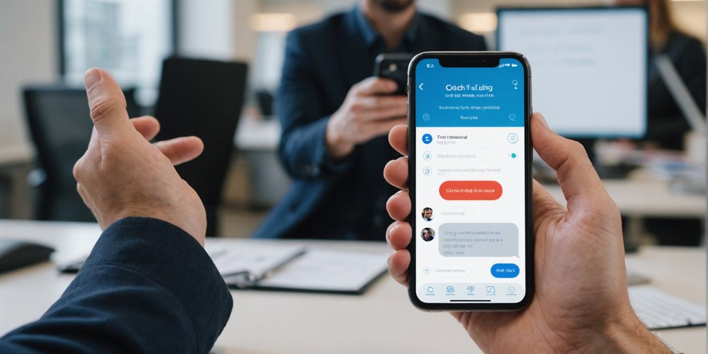 Multitasking with call and text on smartphone