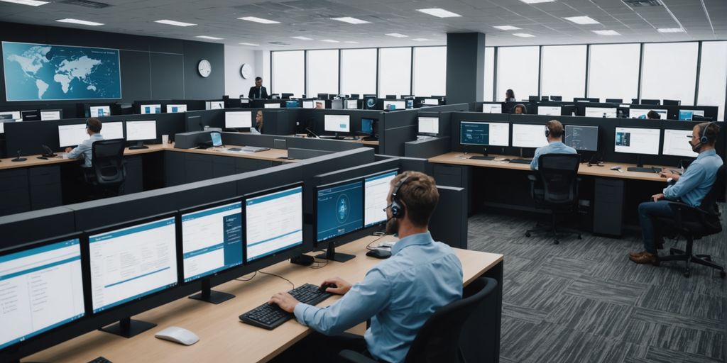 AI call center with modern technology integration