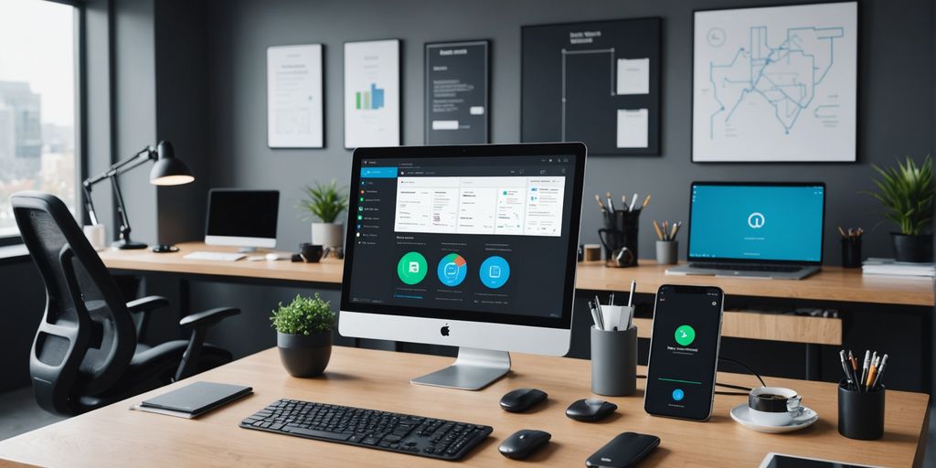 Smartphone with AI phone management in office