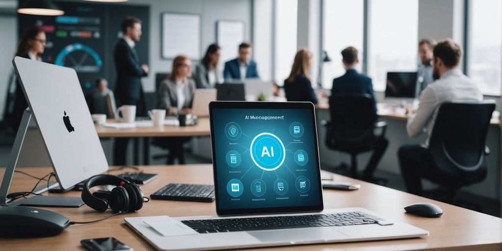 Smartphone with AI phone management in office