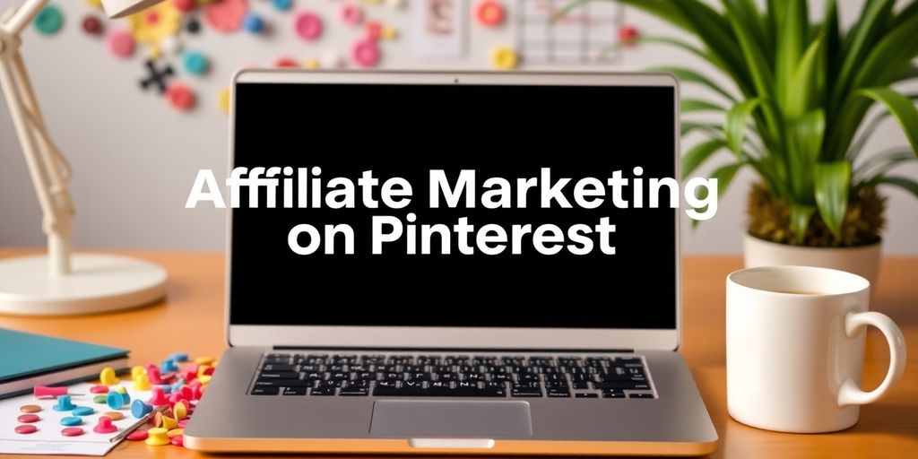 Colorful workspace with laptop and coffee cup.