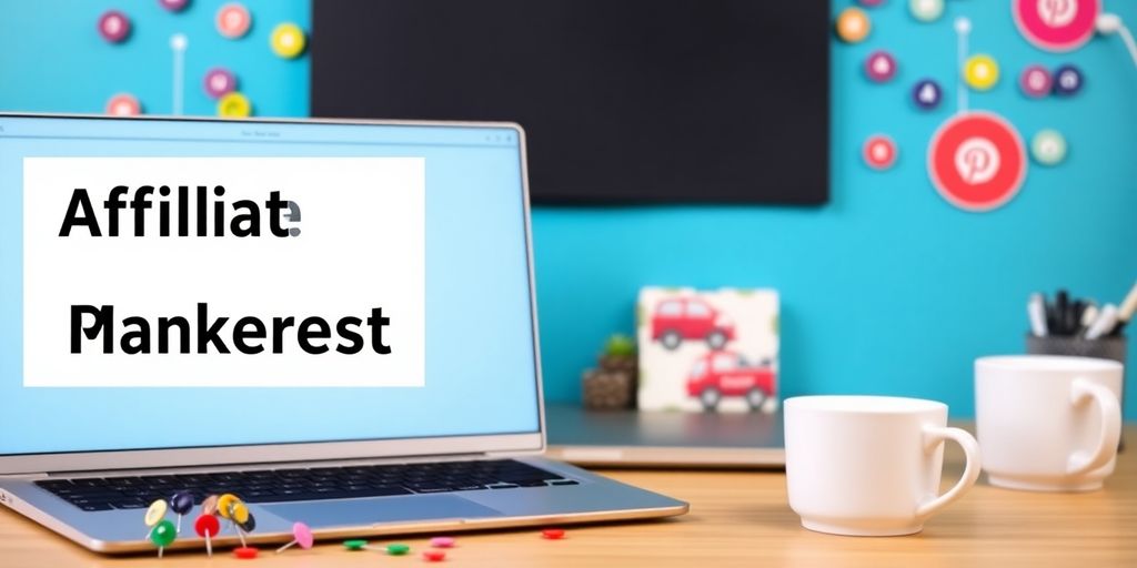 Colorful workspace with laptop and coffee cup.