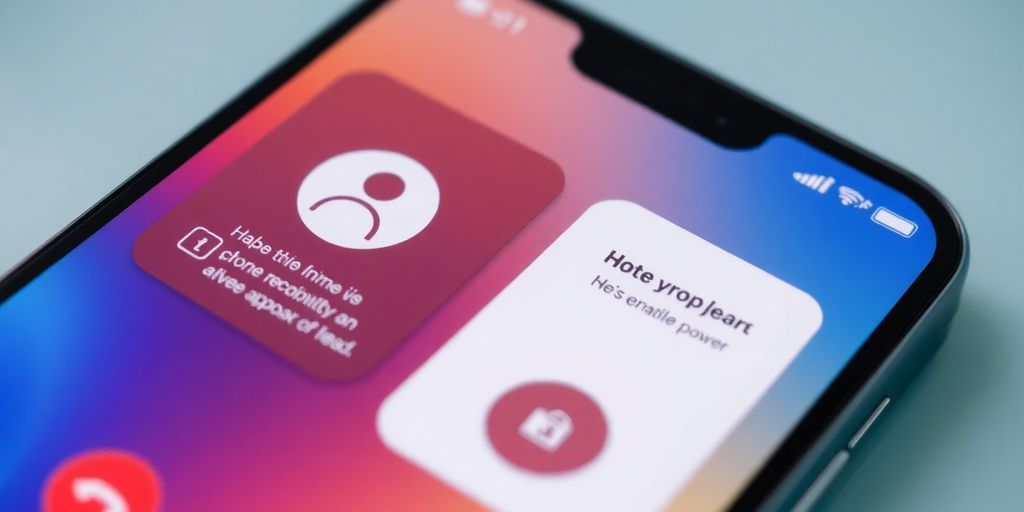 Smartphone with split-screen showing two designs.