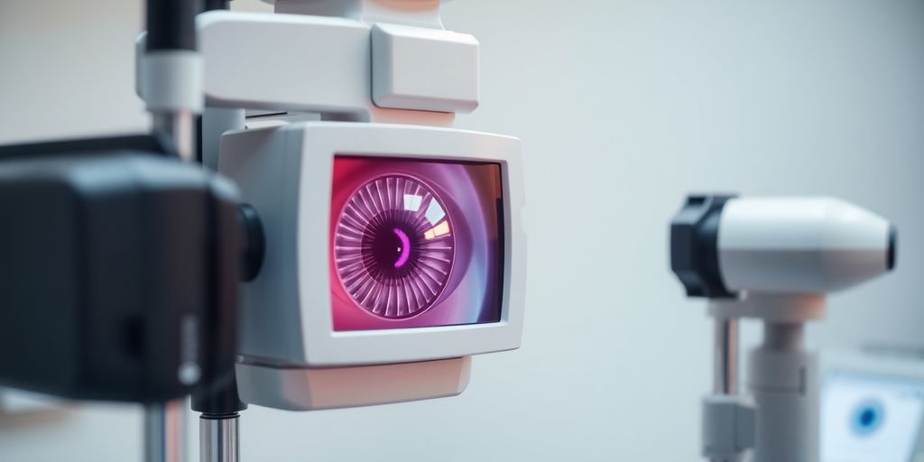 AI tools for eye examination and care professionals.