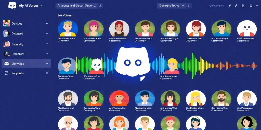 AI voice avatars interacting in a Discord server.