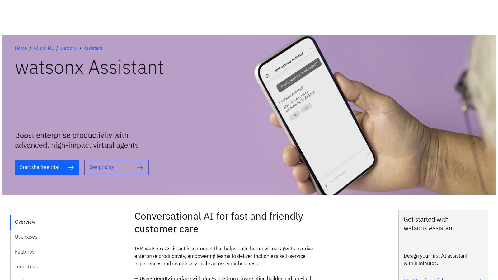 IBM Watson Assistant