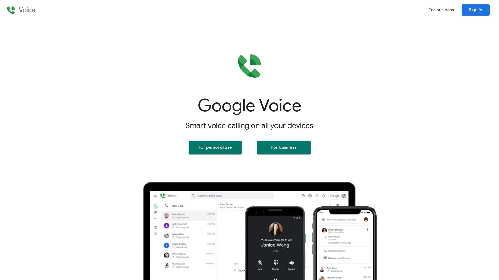 Google Voice for Business