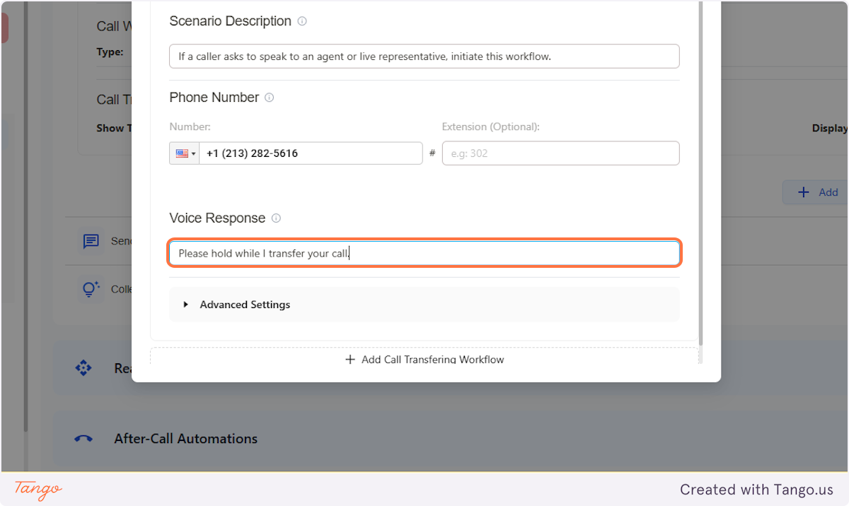 What do you want the AI to say?