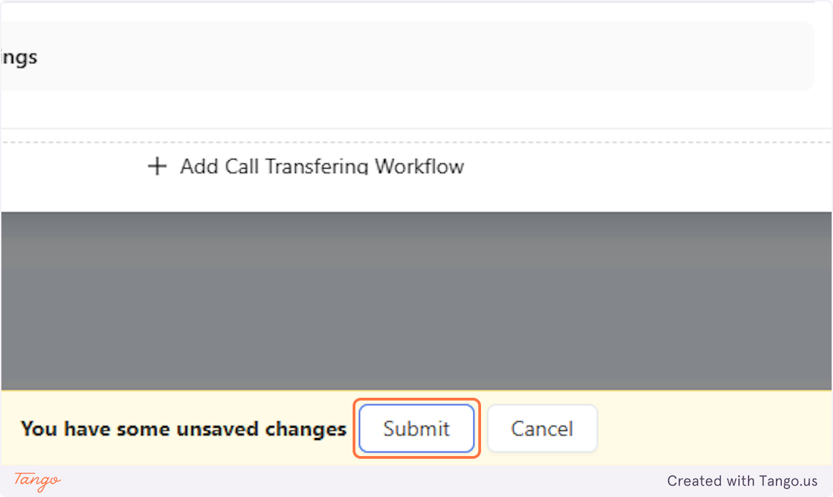 Click on Submit and you're all good!