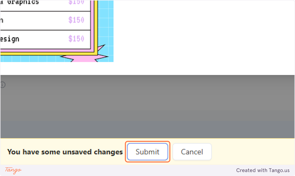 Click on Submit & You're Done!