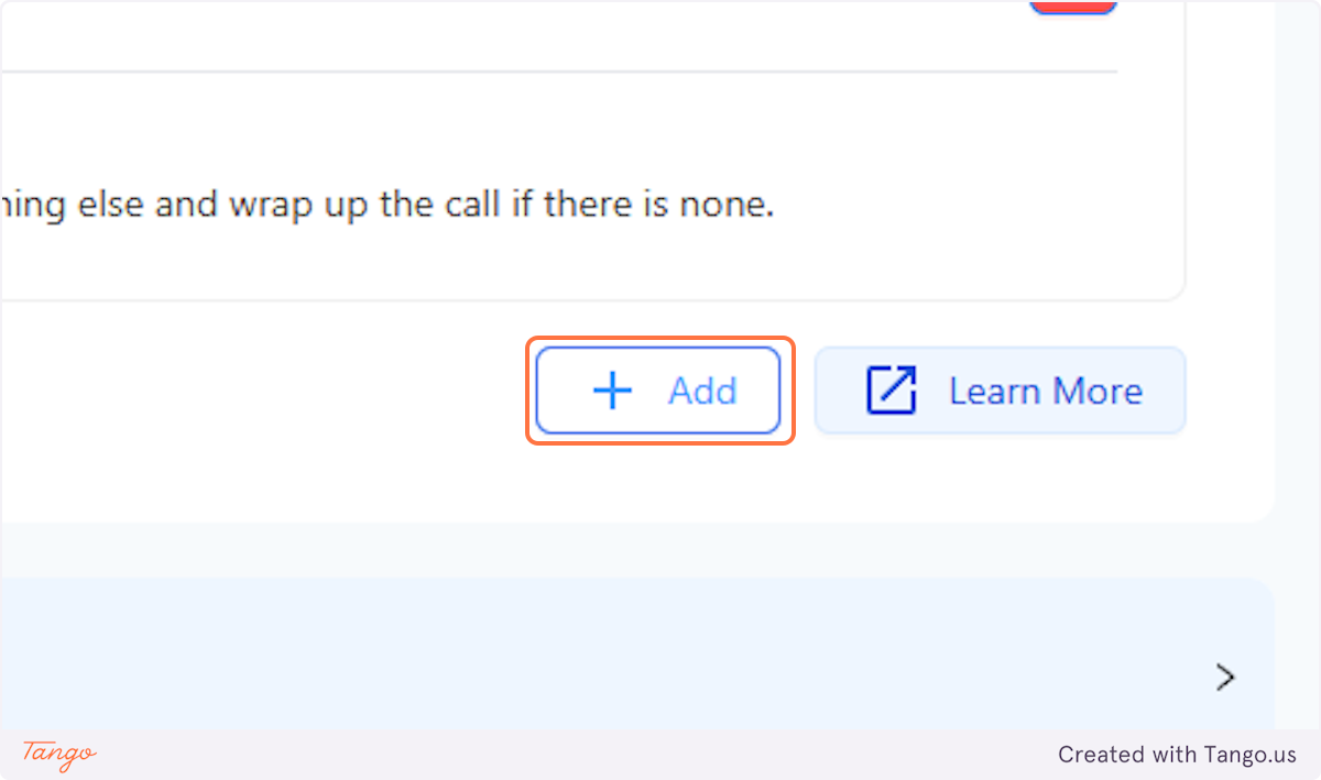 Adding a Custom Scenario