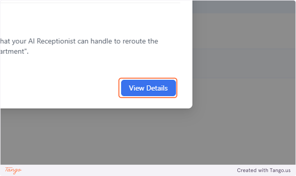 Click on View Details to Set it Up