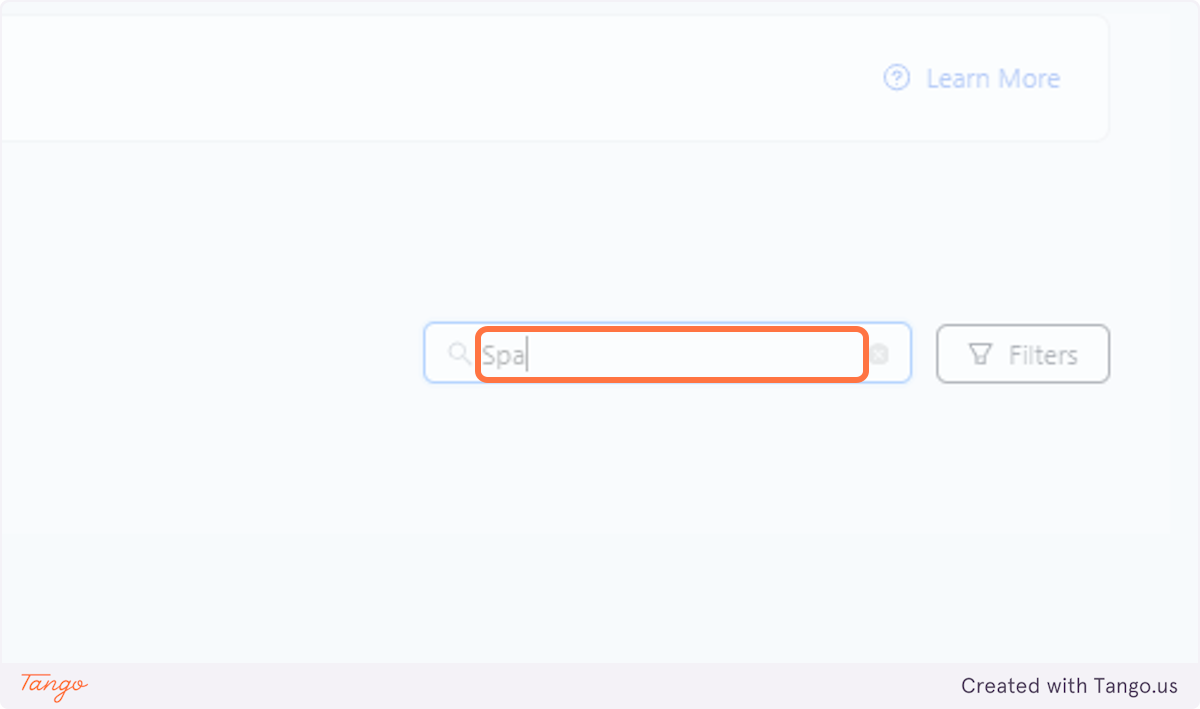 At the side, there's the search button.