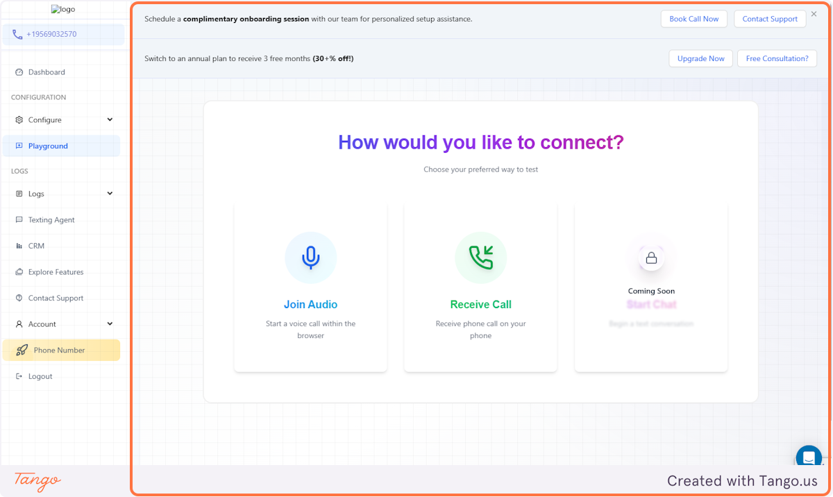 Test your AI Receptionist!