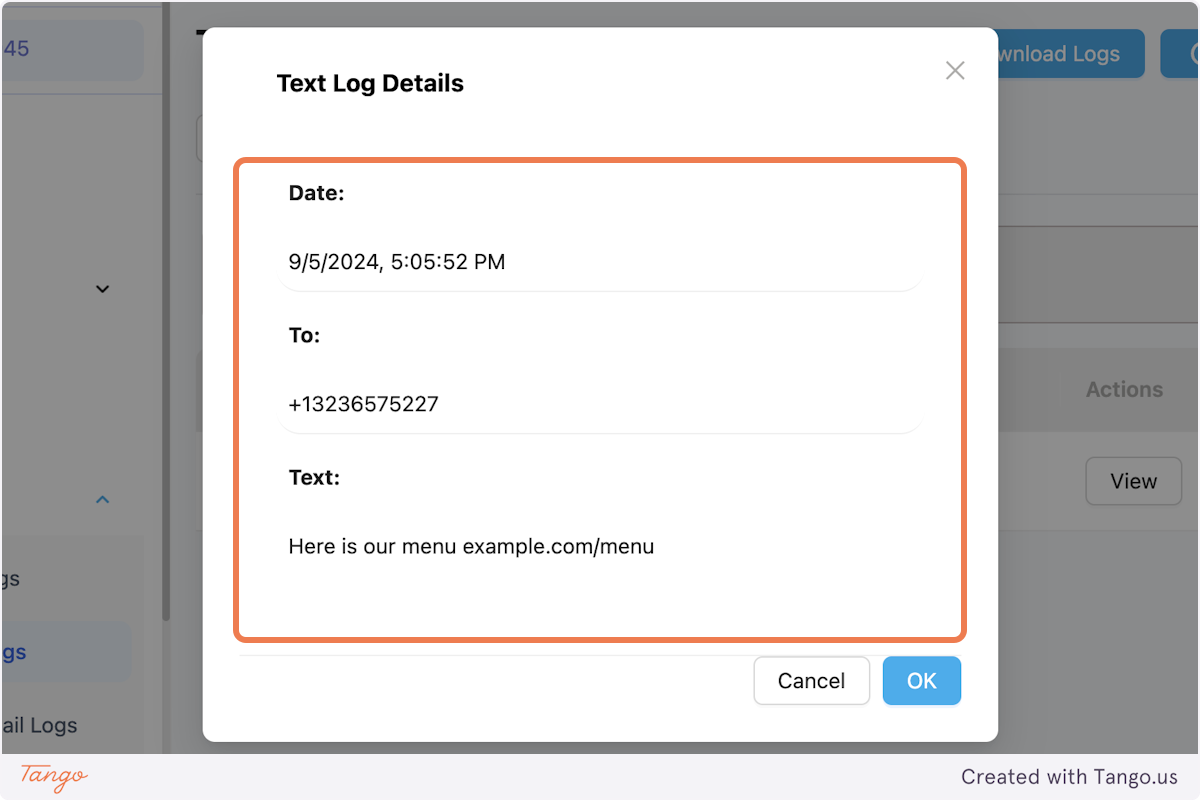 Details of the text.