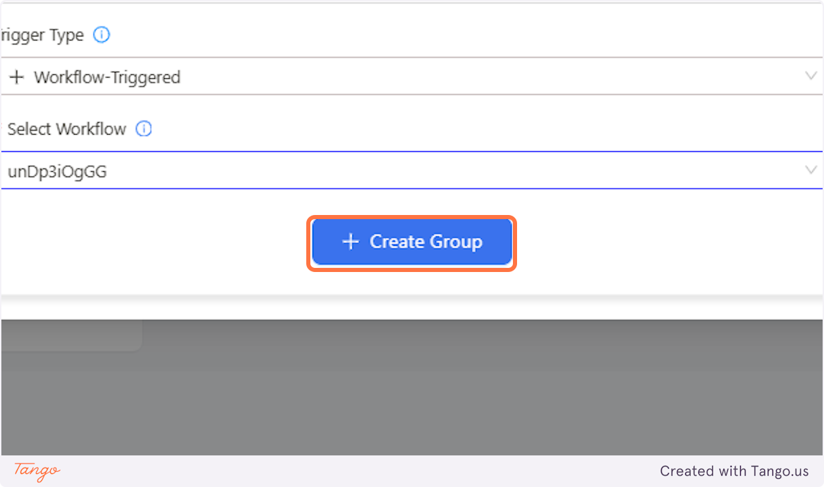 Click on Create Group