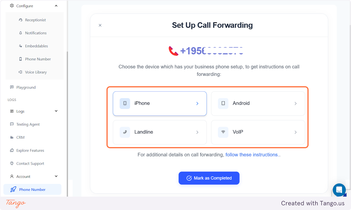 Choose the correct provider.