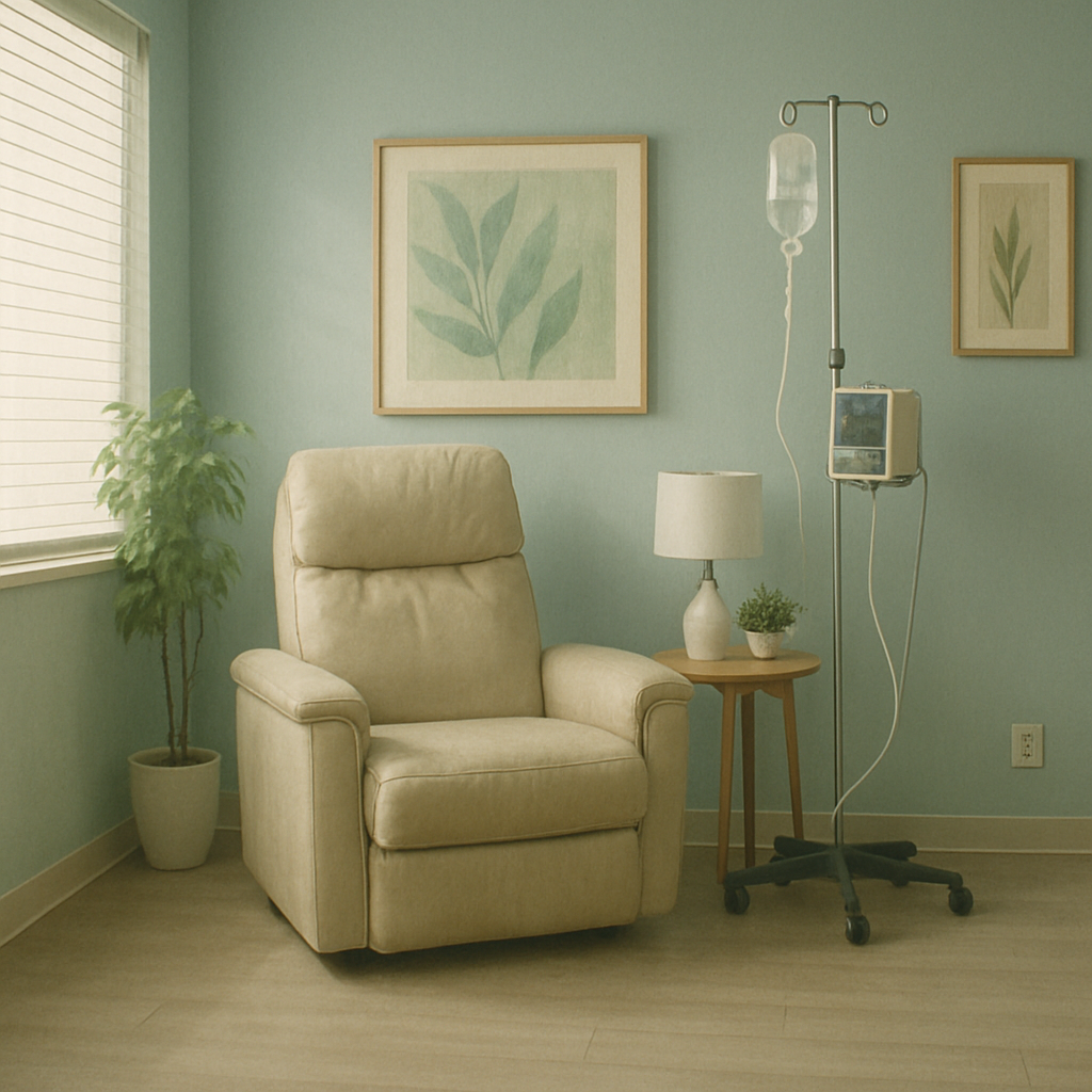A calm, soothing medical environment for ketamine infusion