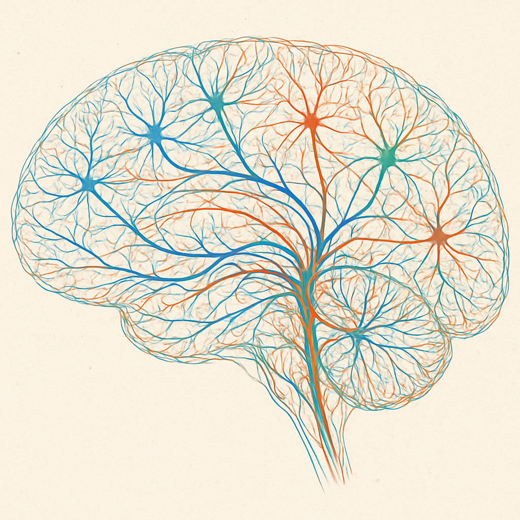 Image of brain neural pathways