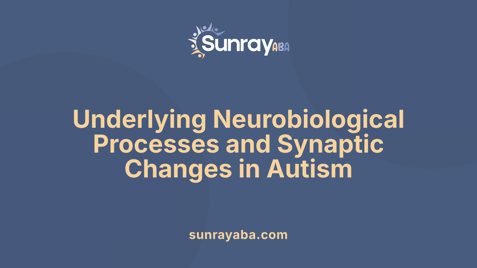 Underlying Neurobiological Processes and Synaptic Changes in Autism
