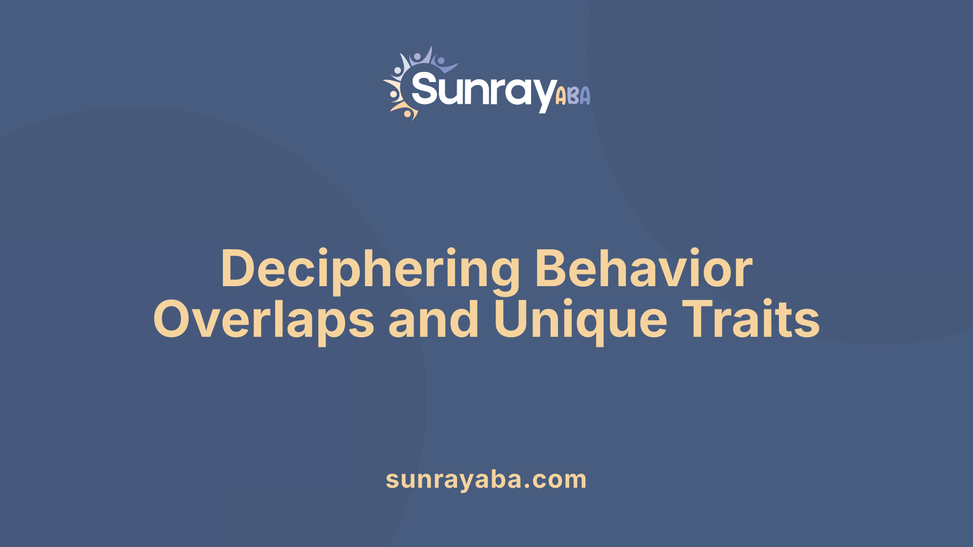 Deciphering Behavior Overlaps and Unique Traits