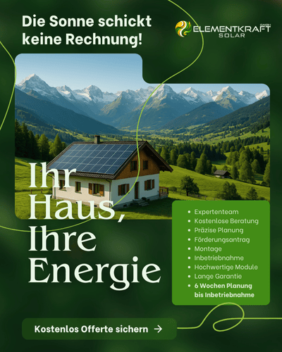 Grafikdesign für Elementkraft Solar