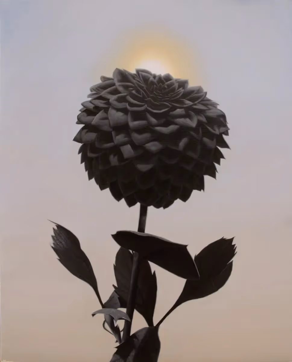 Juan Ford, Silhouette 2, 2020, oil on linen, 51 x 41 cm