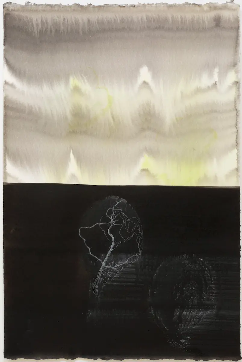 Arakoon, 2019, pencil, watercolour & ink on Arches paper, 57 x 38 cm