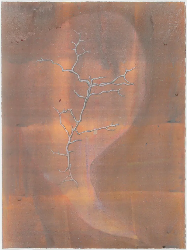 Gentle reminder, 2020/21, pencil, pigment, Chinese and pigmented ink on Arches paper, 38 x 28.5 cm