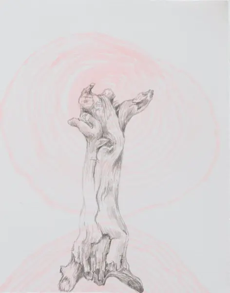 Near Point Nepean, 2015, Chinese ink & watercolour on Arches paper, 16 x 12.5 cm