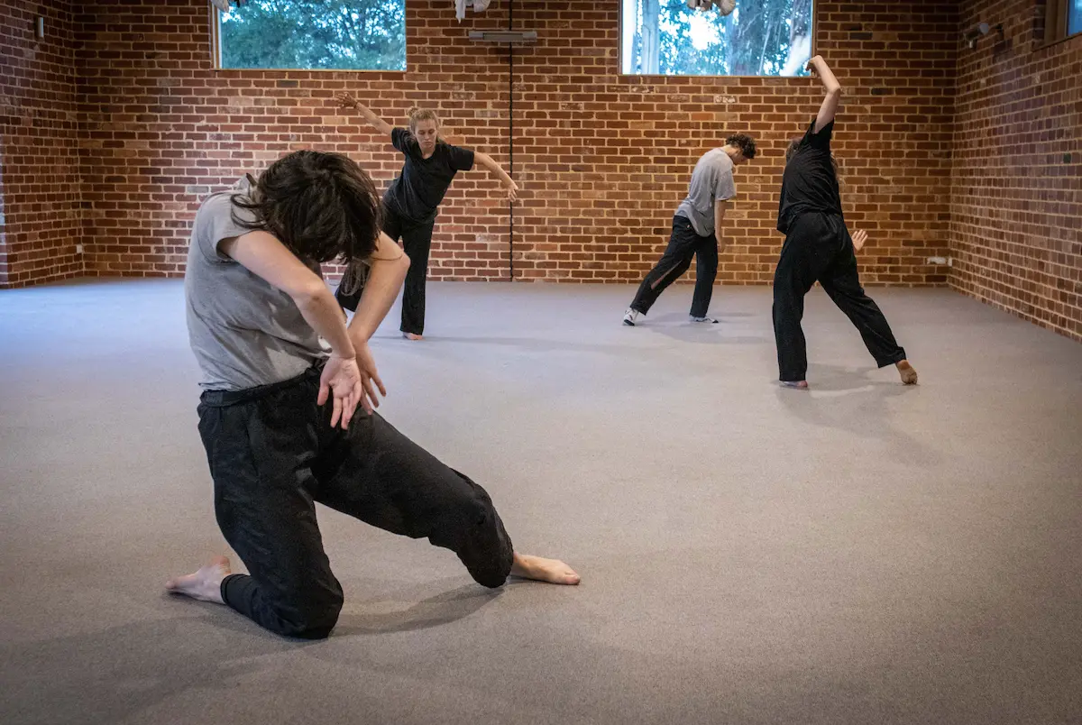 How We Rise rehearsal, Silver Leaf Yoga School