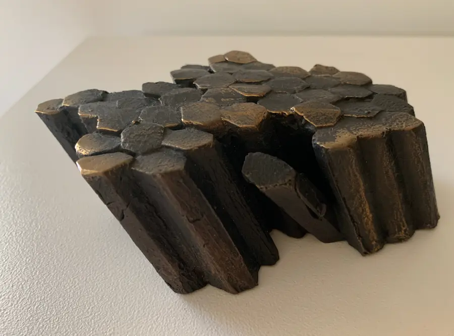 Basalt Temple 14, 2015, bronze, 4 x 14 x 9 cm, unique state