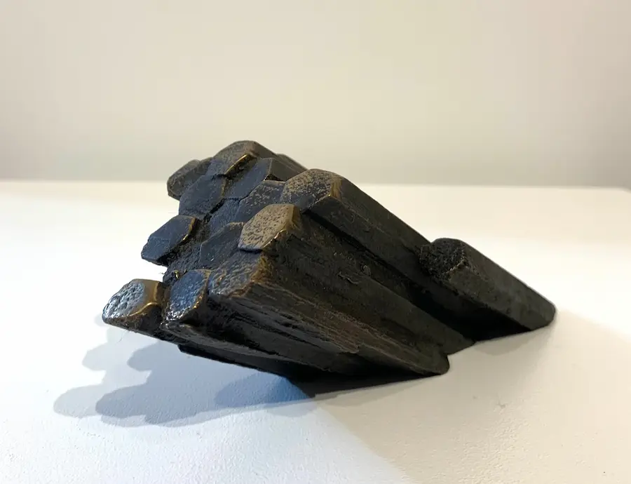 Basalt Temple 1, 2015, bronze, 6.5 x 7.5 x 17 cm, unique state