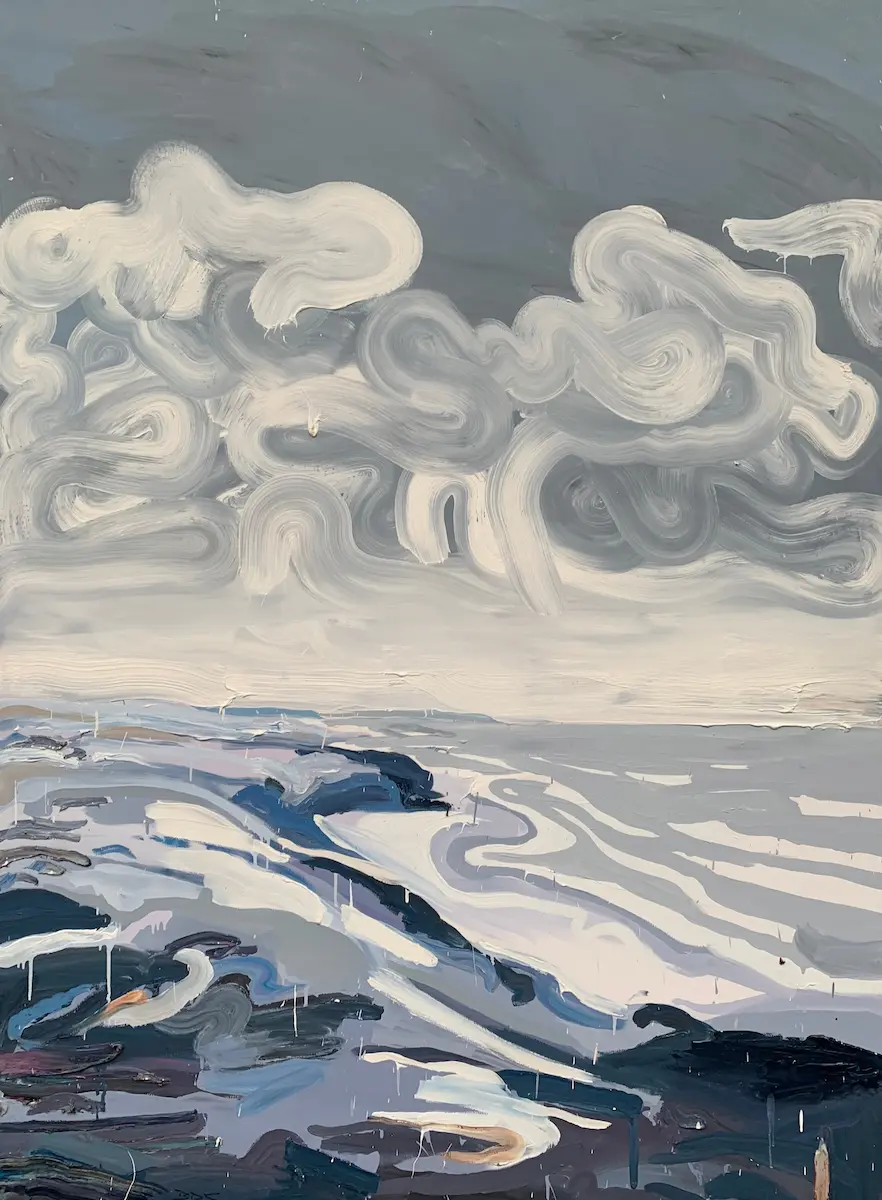 Baden Croft, Blairgowrie 2040, 2021, oil on canvas, 190 x 140 cm