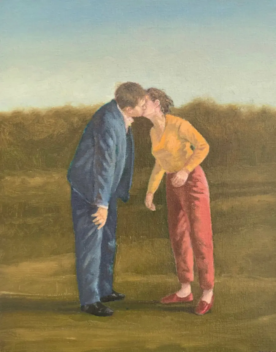 Graeme Drendel, The distance between us, 2019, oil on linen, 51 x 41 cm