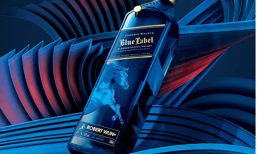 Johnnie Walker Blue Label Gallops into Year of the Horse with High-Fashion Flair