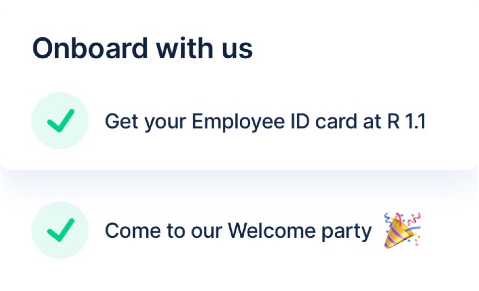 Onboarding