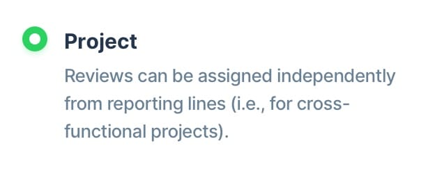 Performance Management - Project-based Reviews