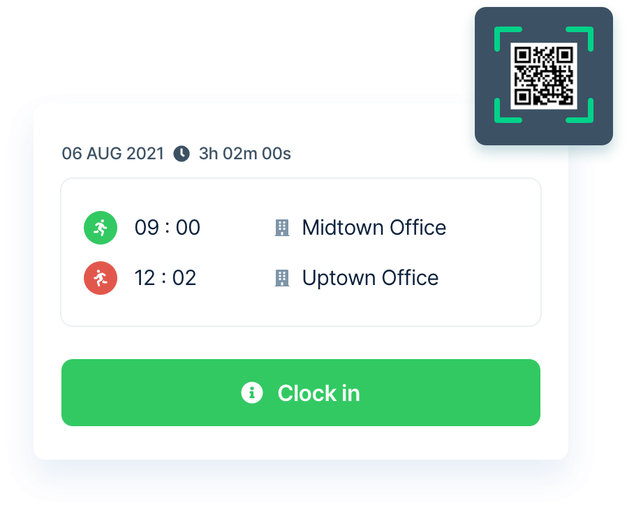 Mobile - Clock in / out (No pricing)