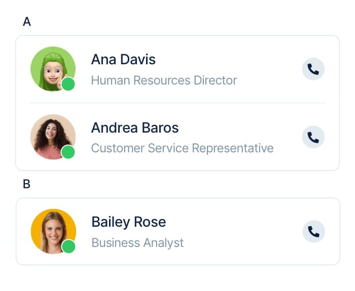 Mobile - Employee Directory (Nor pricing)