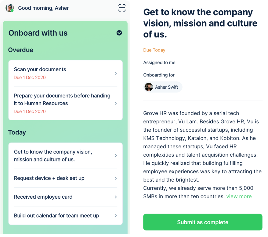 Mobile - Onboarding quickly (No pricing)