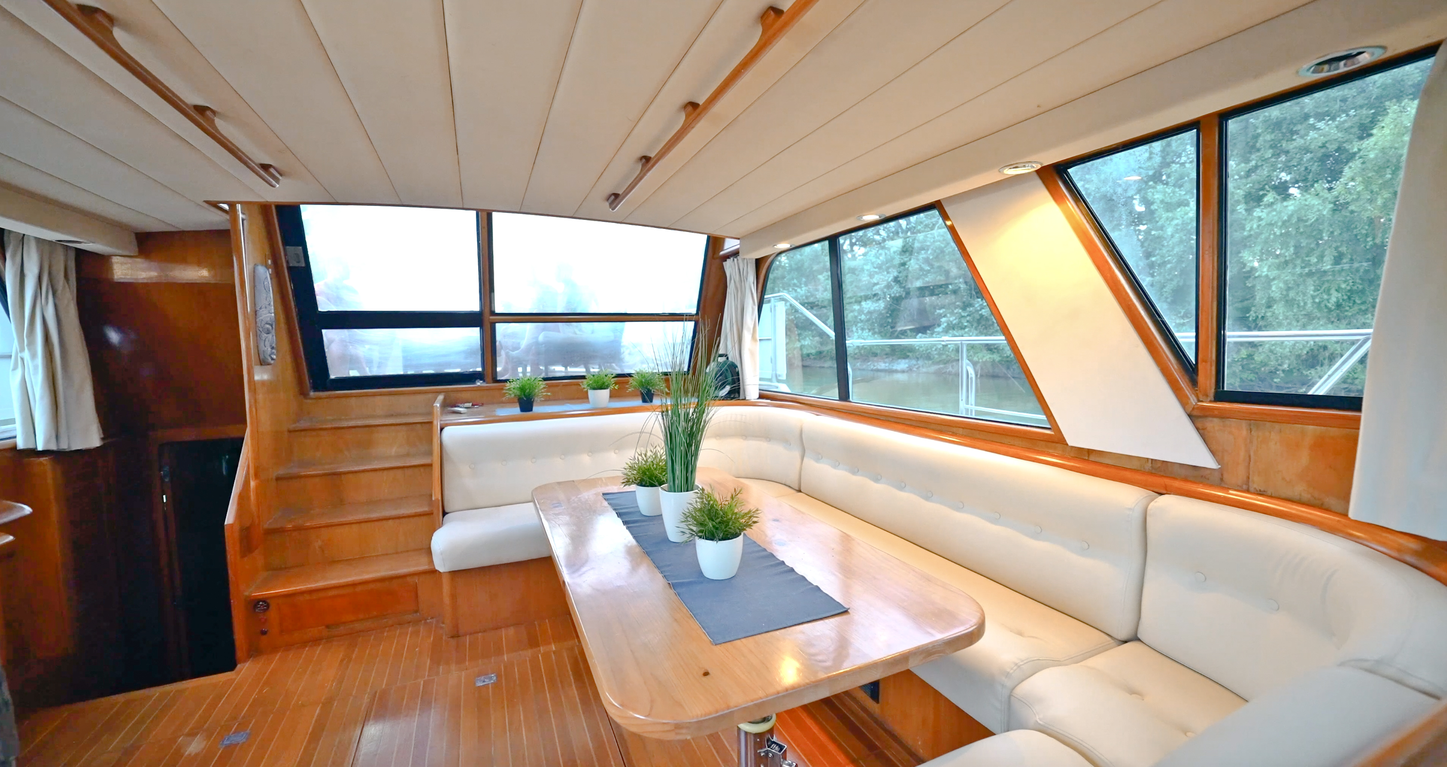 Interior of Elizium with comfortable seating for up to 10 guests