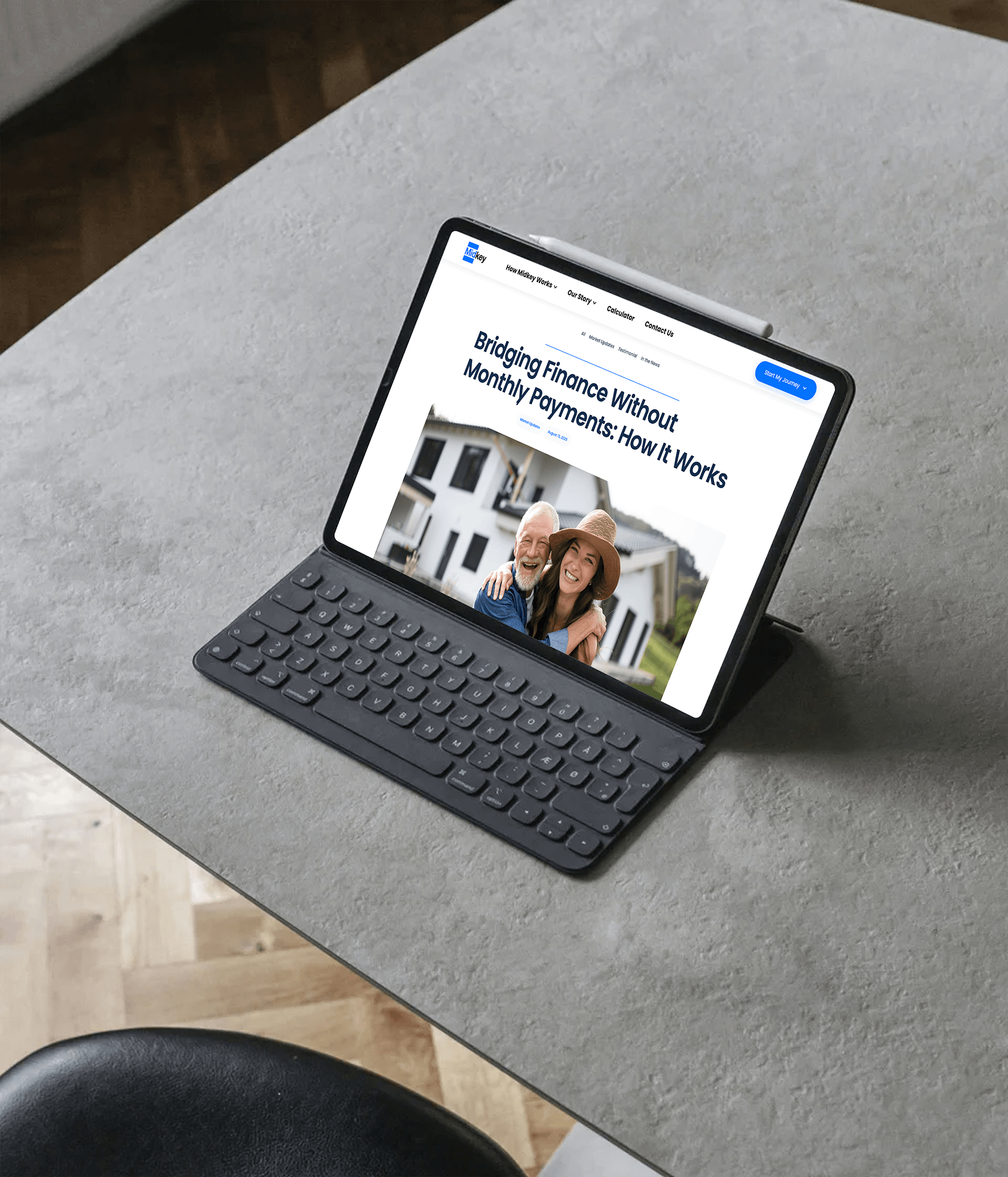 Midkey Webflow Website